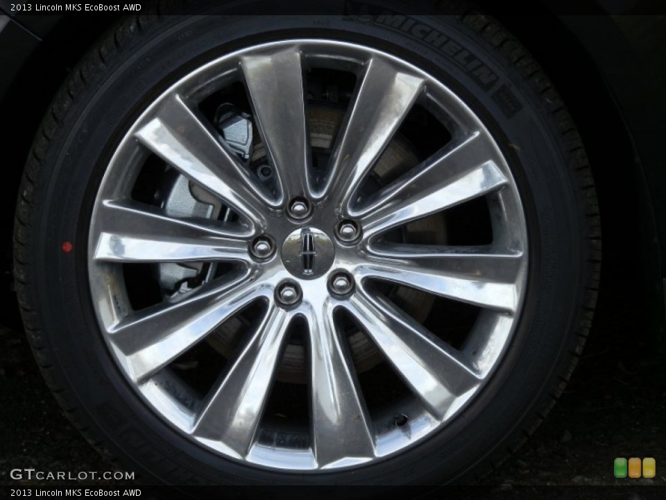 2013 Lincoln MKS EcoBoost AWD Wheel and Tire Photo #73028004
