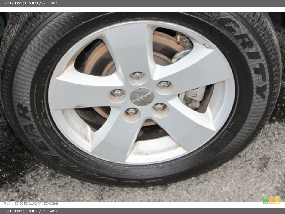 2012 Dodge Journey SXT AWD Wheel and Tire Photo #73032325