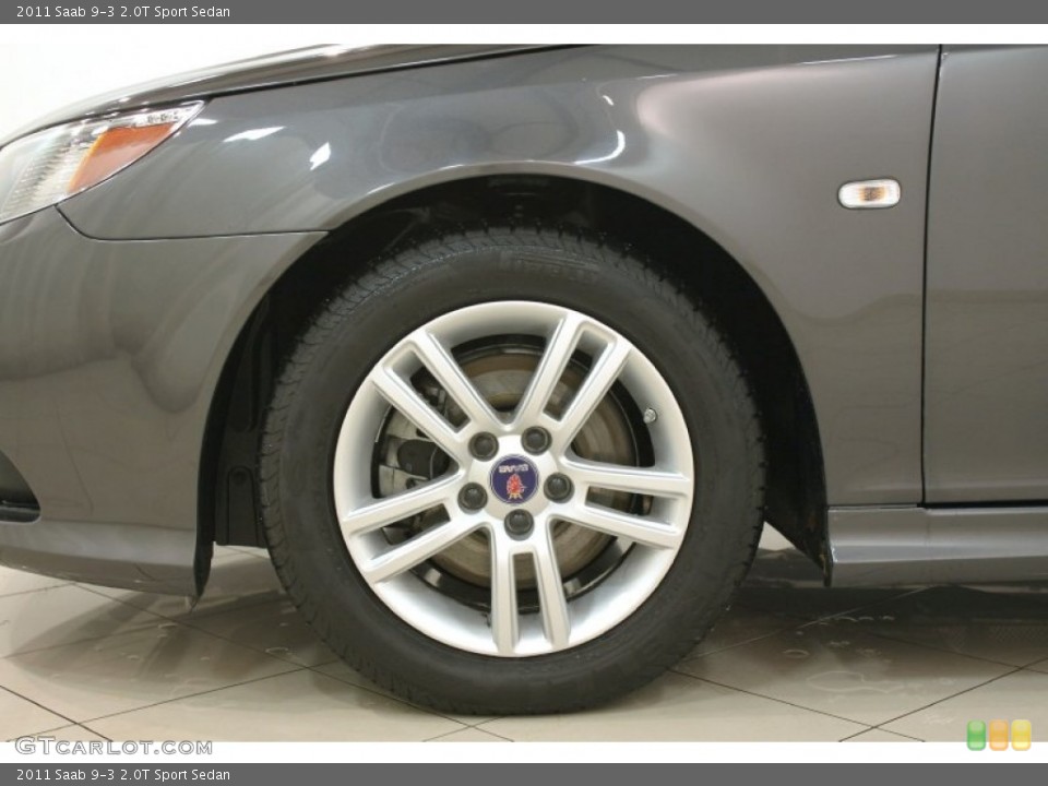 2011 Saab 9-3 2.0T Sport Sedan Wheel and Tire Photo #73035645
