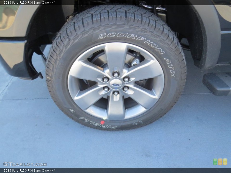 2013 Ford F150 FX4 SuperCrew 4x4 Wheel and Tire Photo #73036678