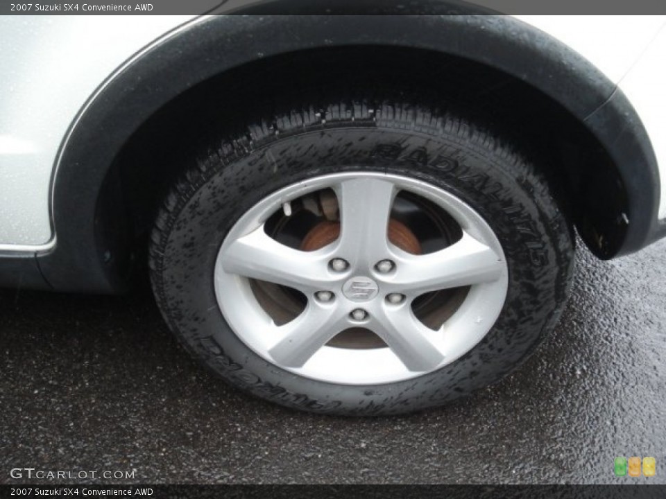 2007 Suzuki SX4 Convenience AWD Wheel and Tire Photo #73042384