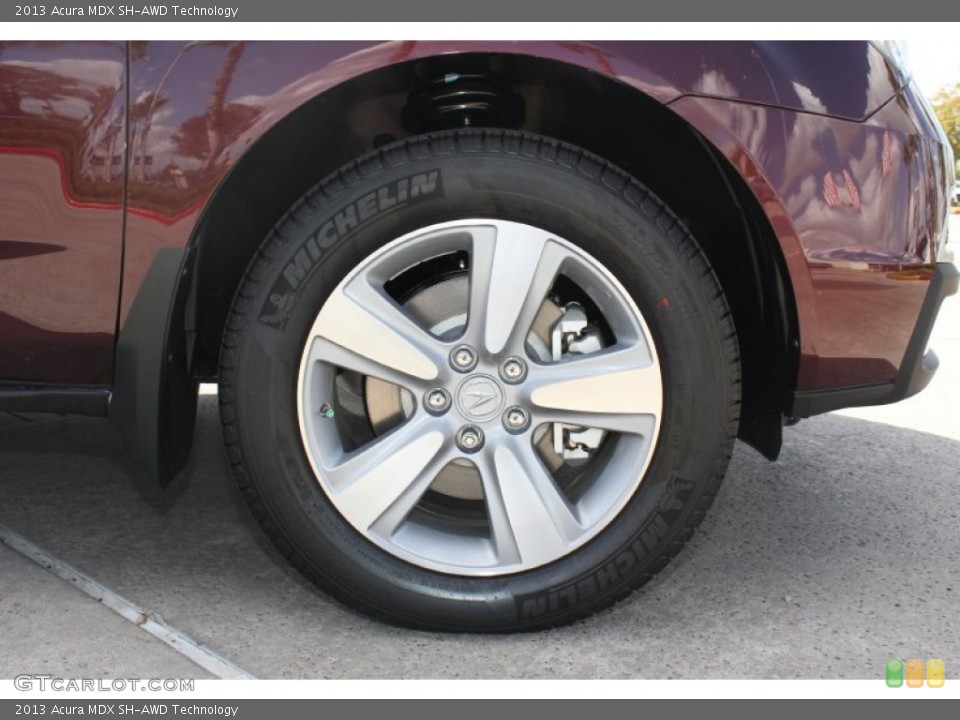 2013 Acura MDX SH-AWD Technology Wheel and Tire Photo #73044805