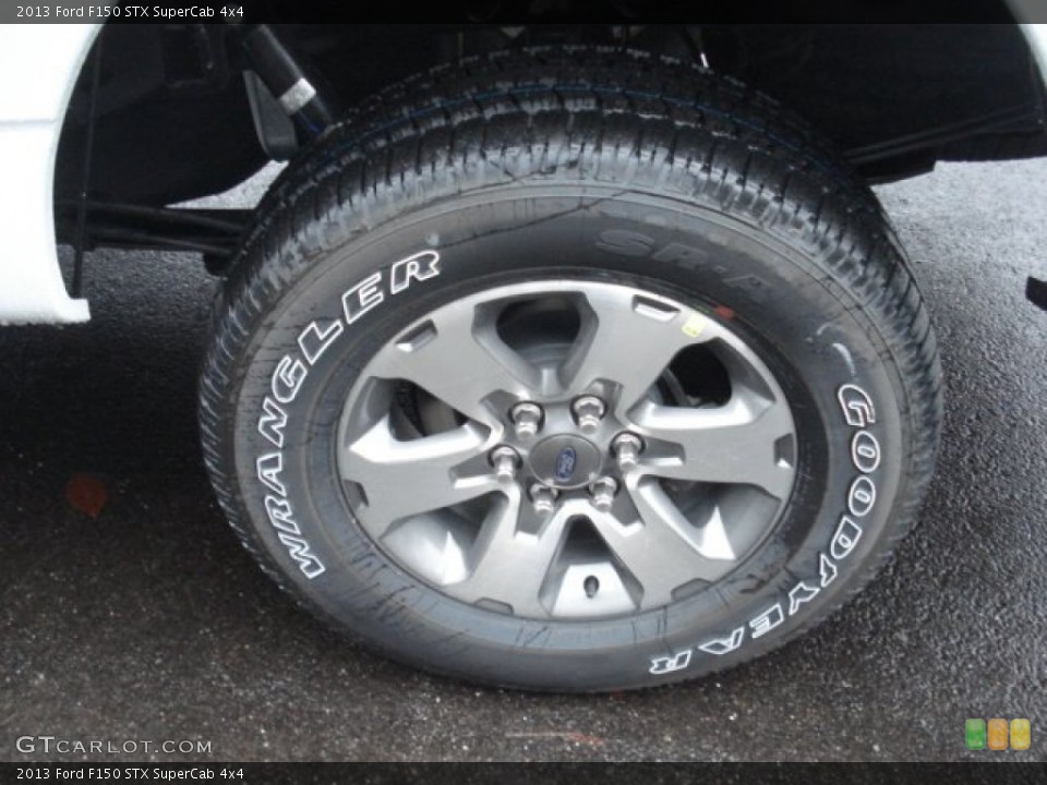 2013 Ford F150 STX SuperCab 4x4 Wheel and Tire Photo #73046017