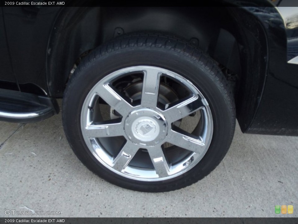 2009 Cadillac Escalade EXT AWD Wheel and Tire Photo #73053271