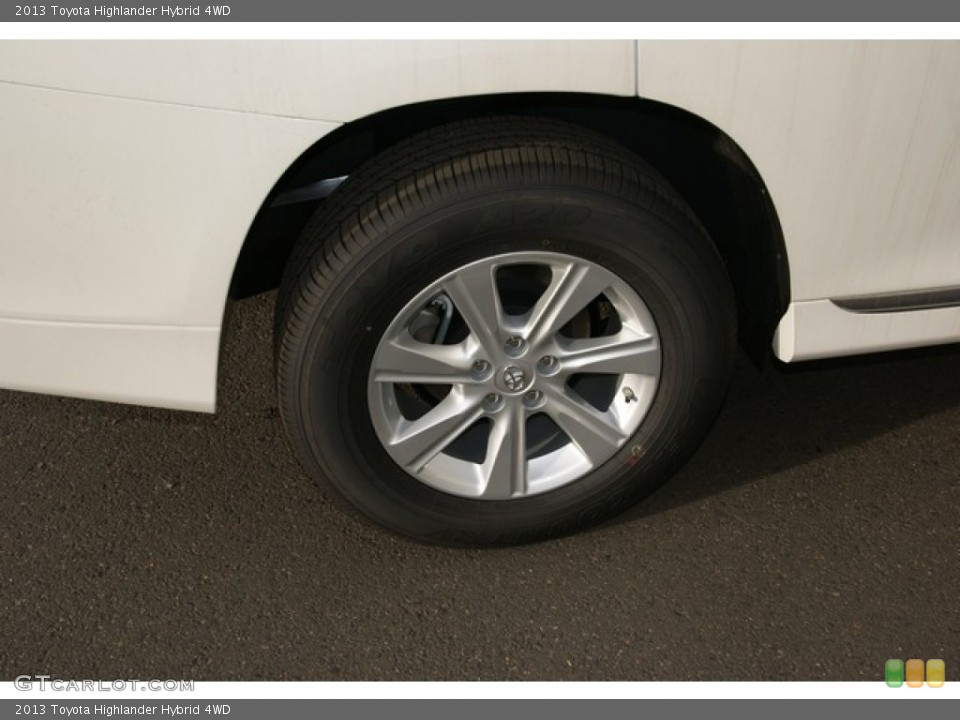 2013 Toyota Highlander Hybrid 4WD Wheel and Tire Photo #73070399