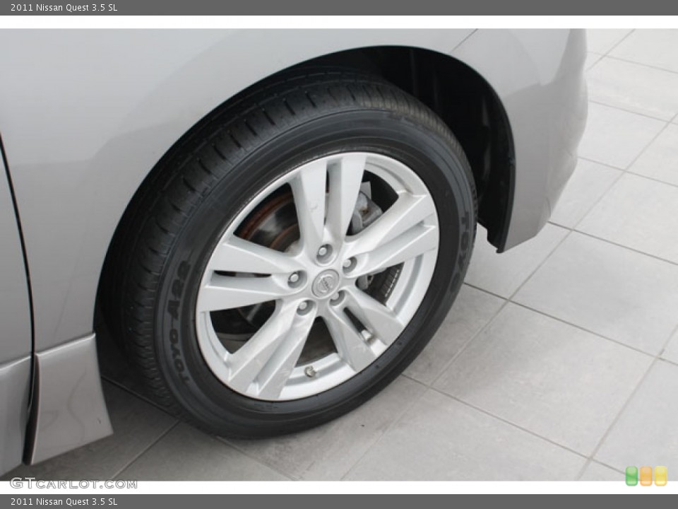 2011 Nissan Quest 3.5 SL Wheel and Tire Photo #73072656