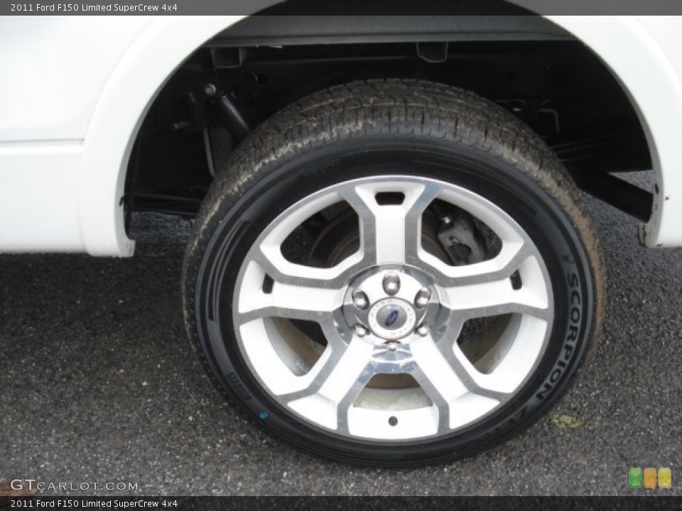2011 Ford F150 Limited SuperCrew 4x4 Wheel and Tire Photo #73079032