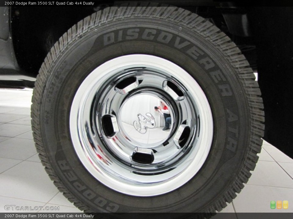 2007 Dodge Ram 3500 SLT Quad Cab 4x4 Dually Wheel and Tire Photo #73089798