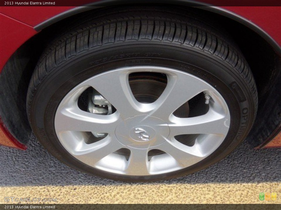 2013 Hyundai Elantra Limited Wheel and Tire Photo #73090692
