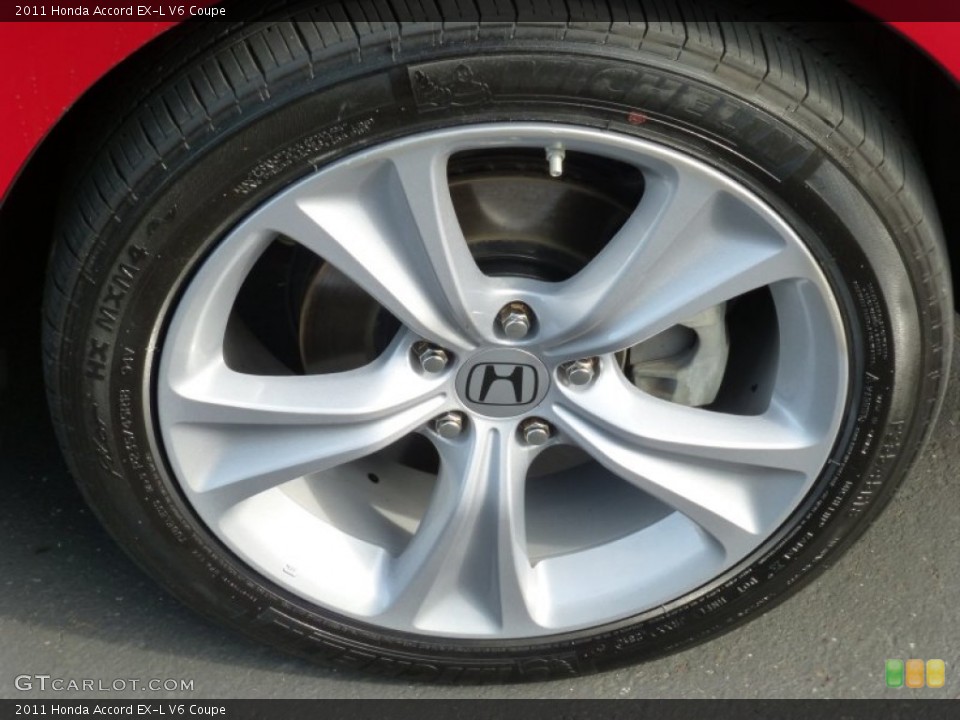 2011 Honda Accord EX-L V6 Coupe Wheel and Tire Photo #73091889