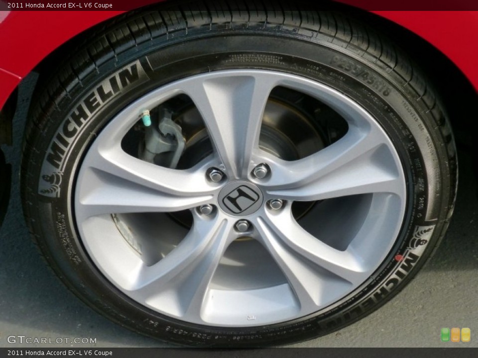 2011 Honda Accord EX-L V6 Coupe Wheel and Tire Photo #73091910