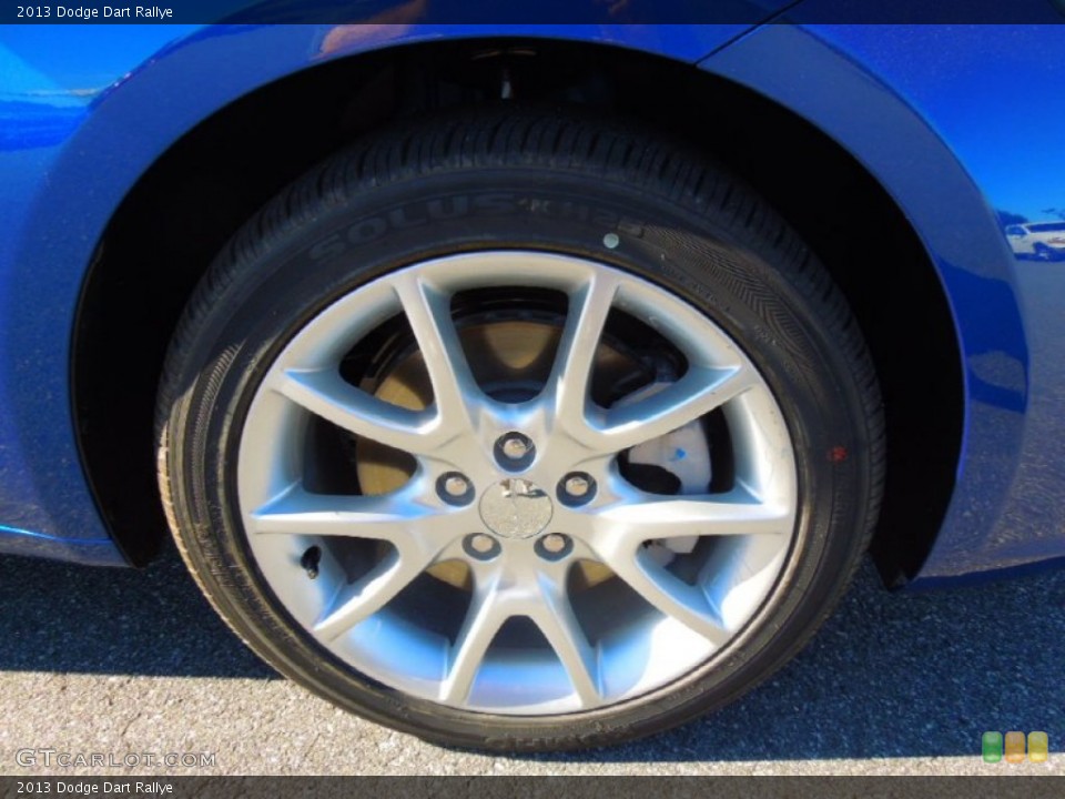 2013 Dodge Dart Rallye Wheel and Tire Photo #73096059
