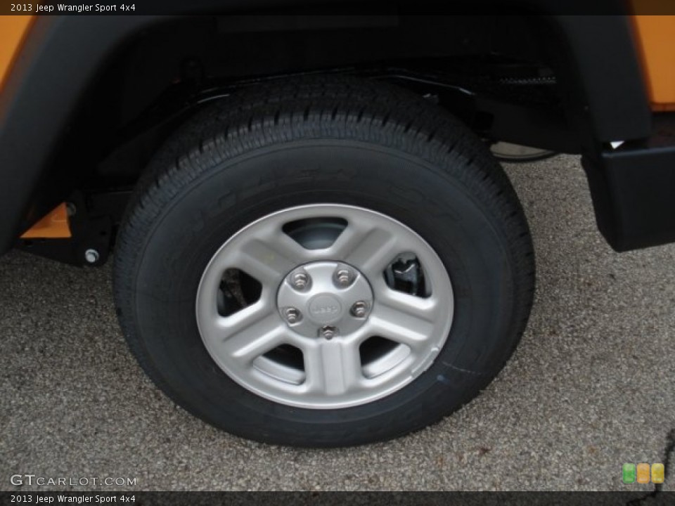 2013 Jeep Wrangler Sport 4x4 Wheel and Tire Photo #73097040