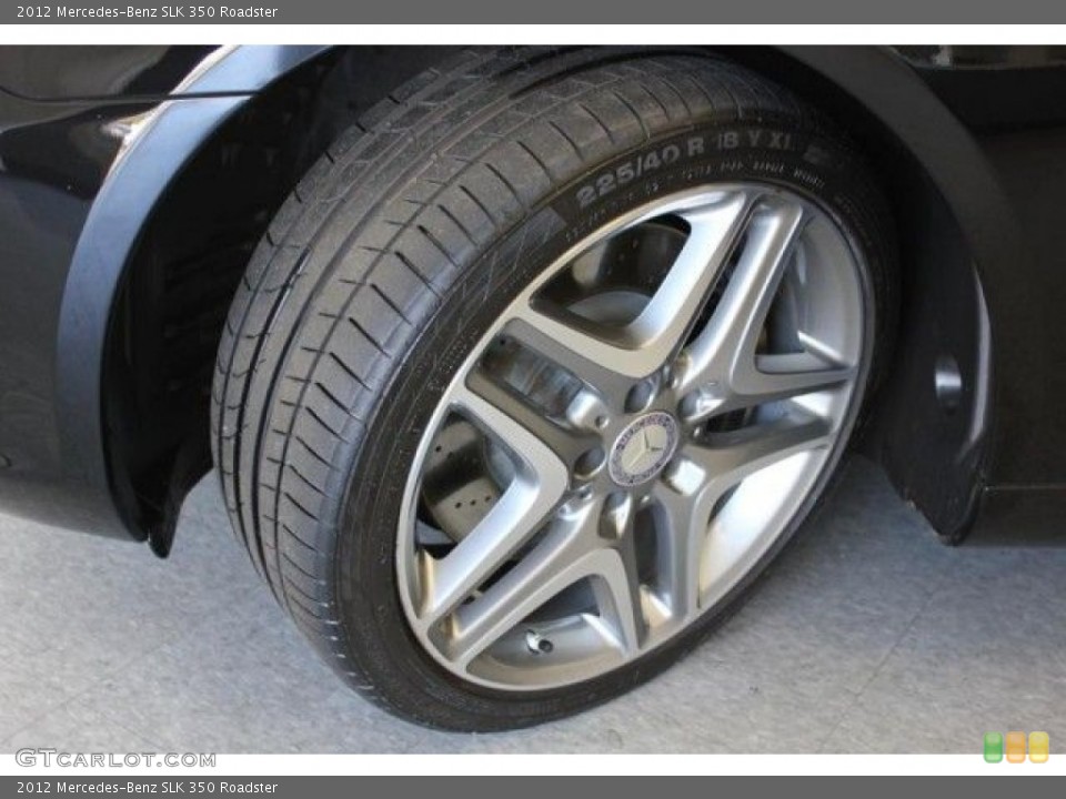 2012 Mercedes-Benz SLK 350 Roadster Wheel and Tire Photo #73097319