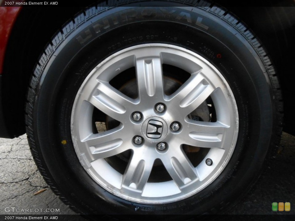 2007 Honda Element EX AWD Wheel and Tire Photo #73098108