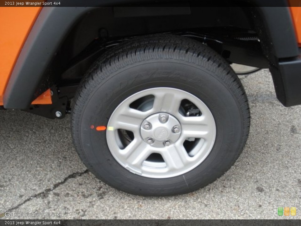 2013 Jeep Wrangler Sport 4x4 Wheel and Tire Photo #73099127