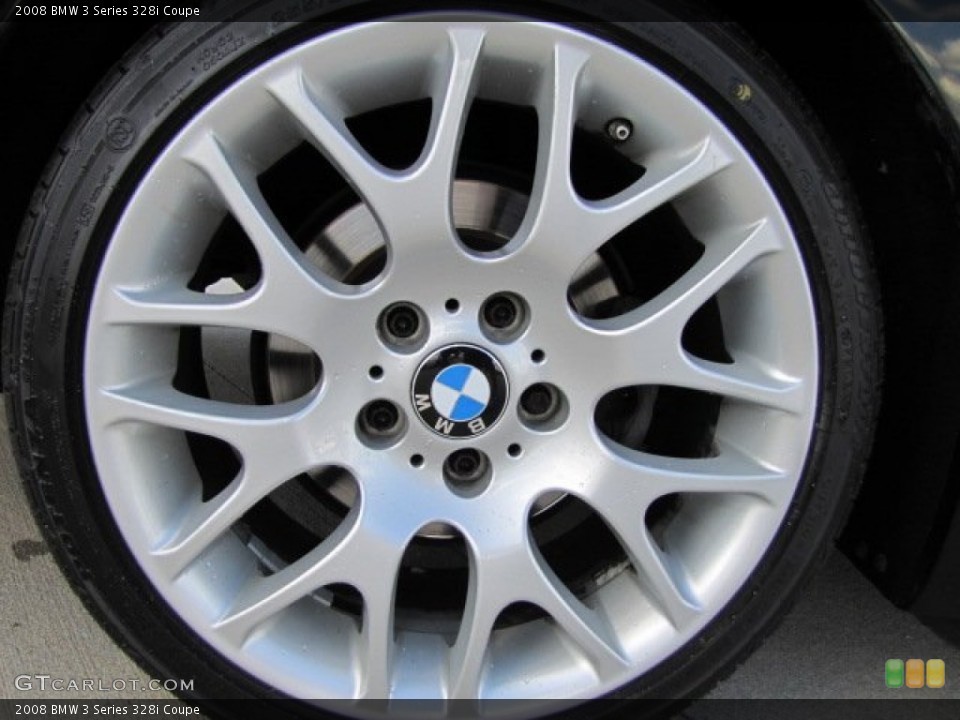 2008 BMW 3 Series 328i Coupe Wheel and Tire Photo #73099689