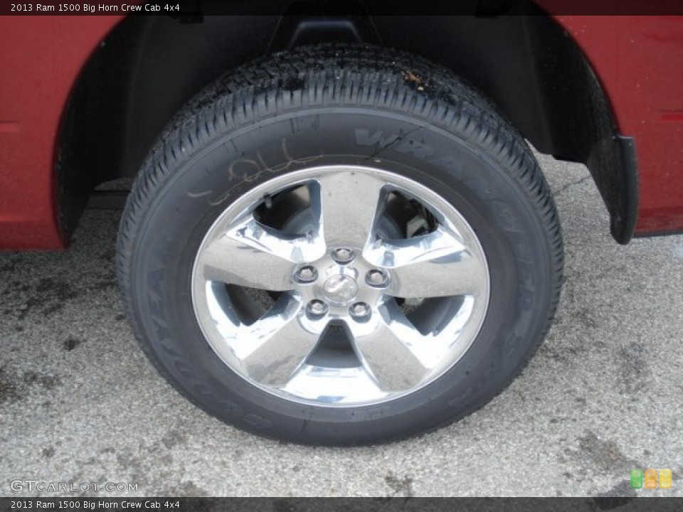 2013 Ram 1500 Big Horn Crew Cab 4x4 Wheel and Tire Photo #73100763