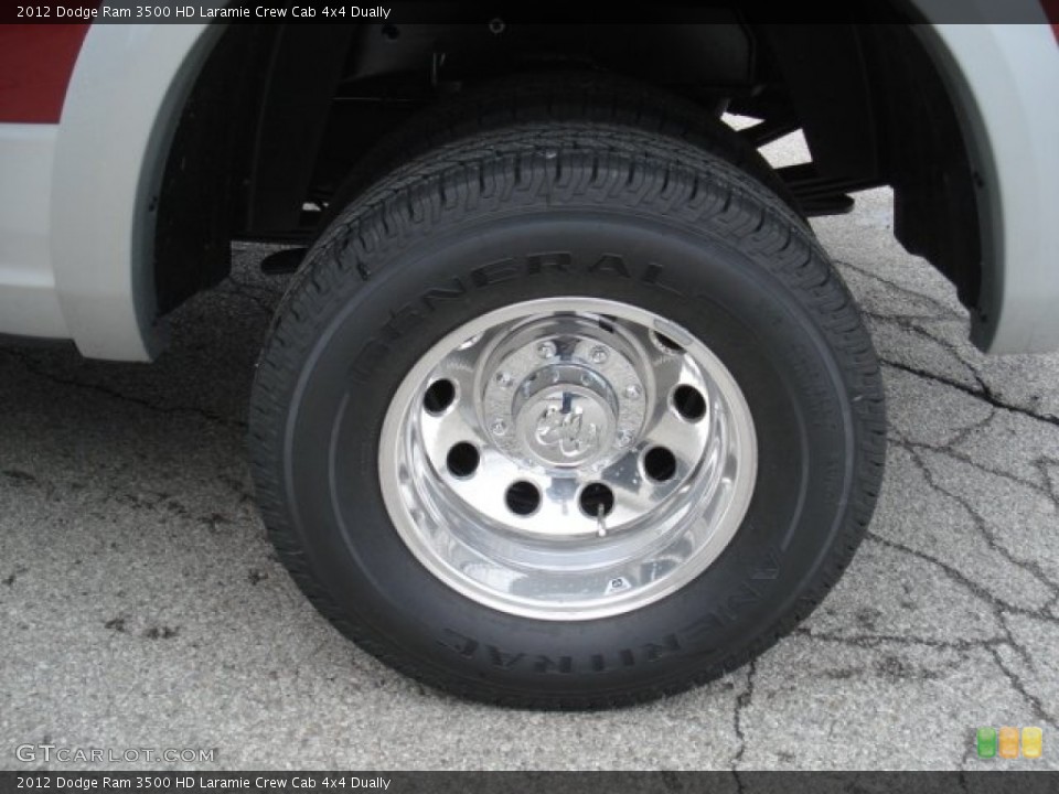 2012 Dodge Ram 3500 HD Laramie Crew Cab 4x4 Dually Wheel and Tire Photo #73102842