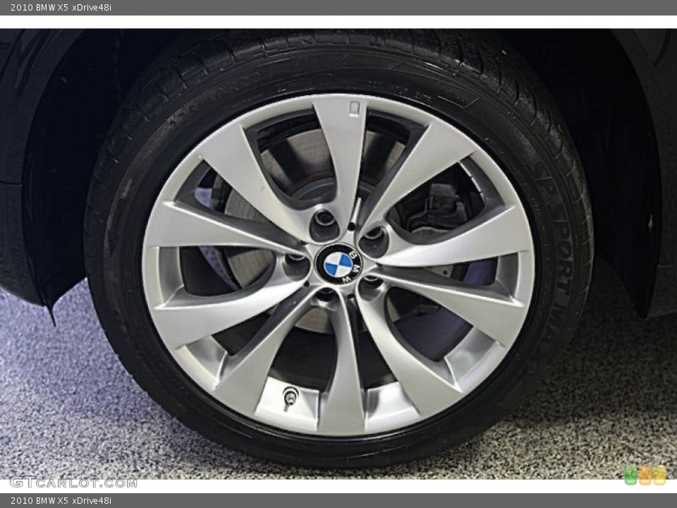 2010 BMW X5 xDrive48i Wheel and Tire Photo #73103547