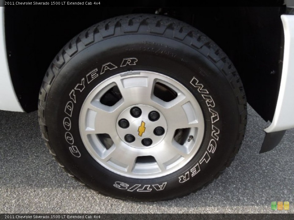 2011 Chevrolet Silverado 1500 LT Extended Cab 4x4 Wheel and Tire Photo #73107717