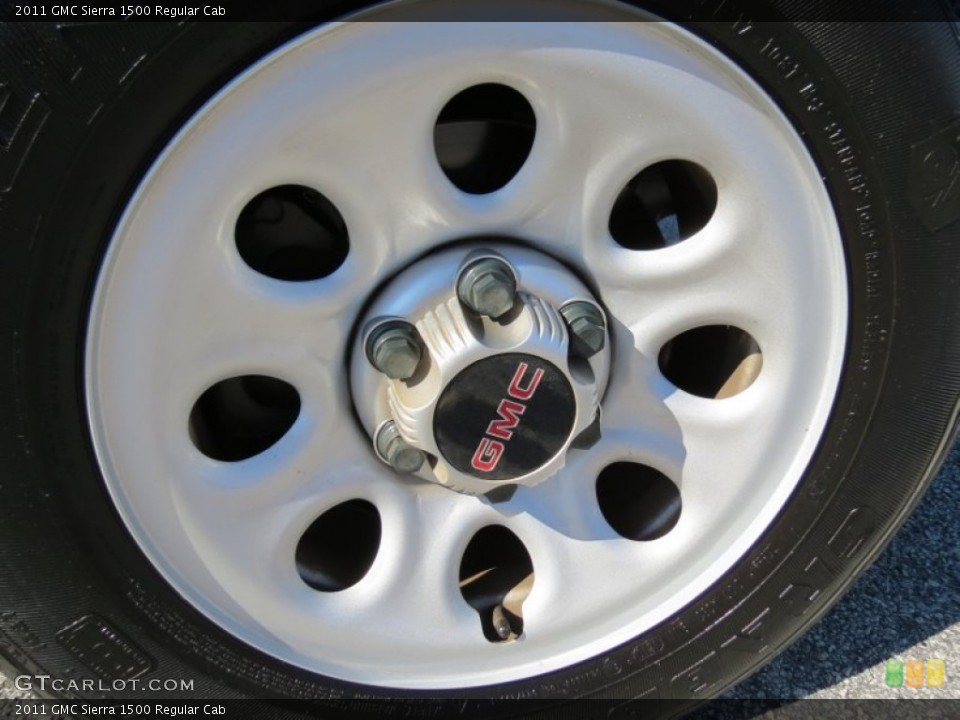 2011 GMC Sierra 1500 Regular Cab Wheel and Tire Photo #73111155