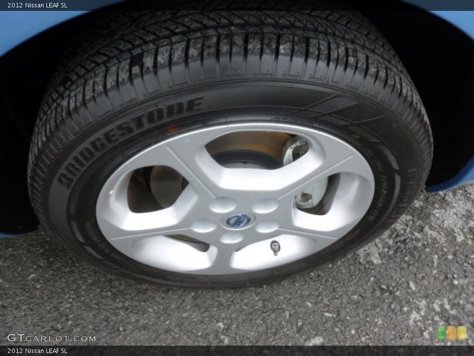 2012 Nissan LEAF SL Wheel and Tire Photo #73121744