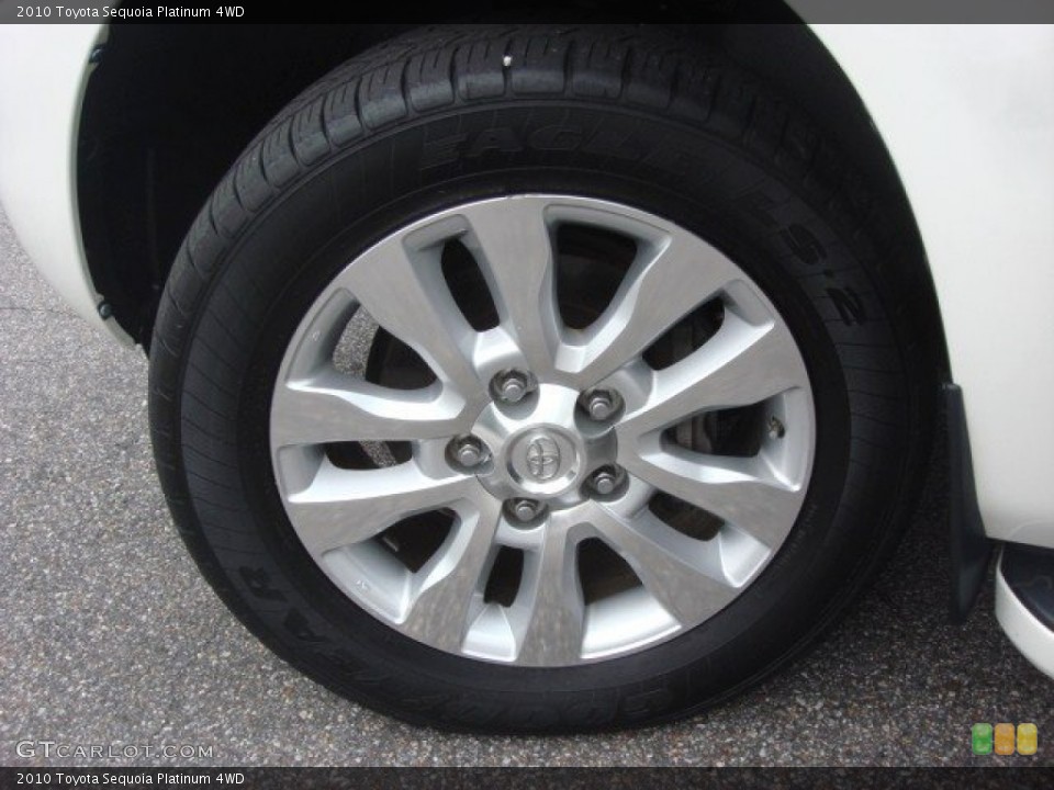 2010 Toyota Sequoia Platinum 4WD Wheel and Tire Photo #73123719