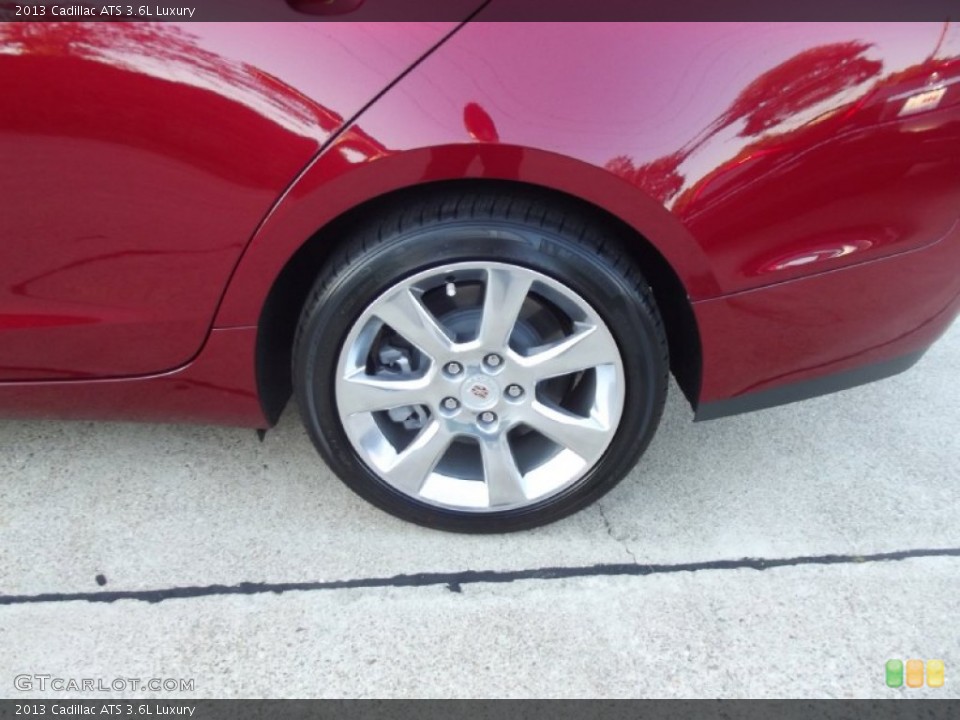 2013 Cadillac ATS 3.6L Luxury Wheel and Tire Photo #73126536