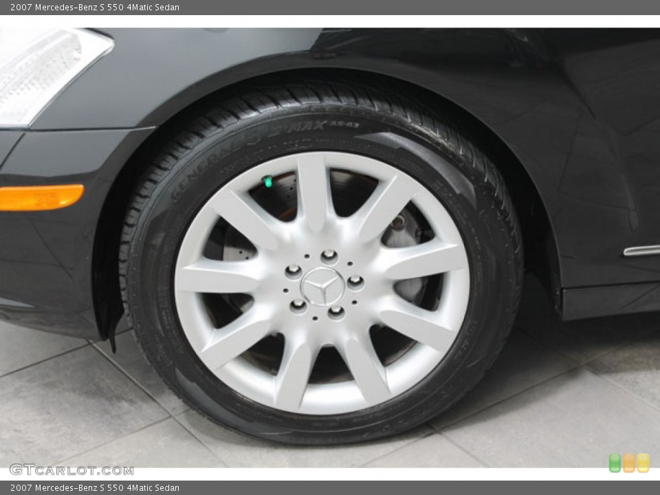 2007 Mercedes-Benz S 550 4Matic Sedan Wheel and Tire Photo #73126974