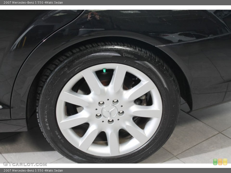 2007 Mercedes-Benz S 550 4Matic Sedan Wheel and Tire Photo #73127019