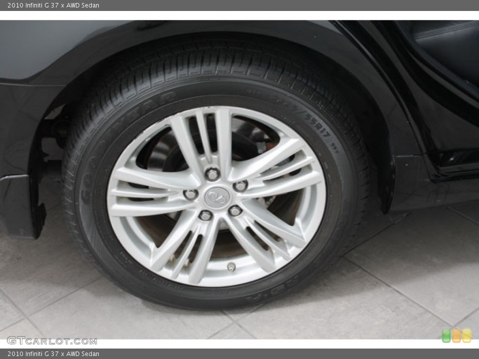 2010 Infiniti G 37 x AWD Sedan Wheel and Tire Photo #73127532