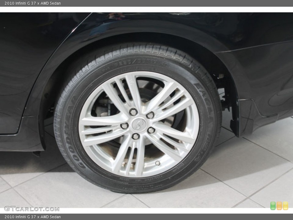 2010 Infiniti G 37 x AWD Sedan Wheel and Tire Photo #73127541