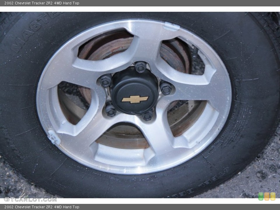 2002 Chevrolet Tracker ZR2 4WD Hard Top Wheel and Tire Photo #73140411