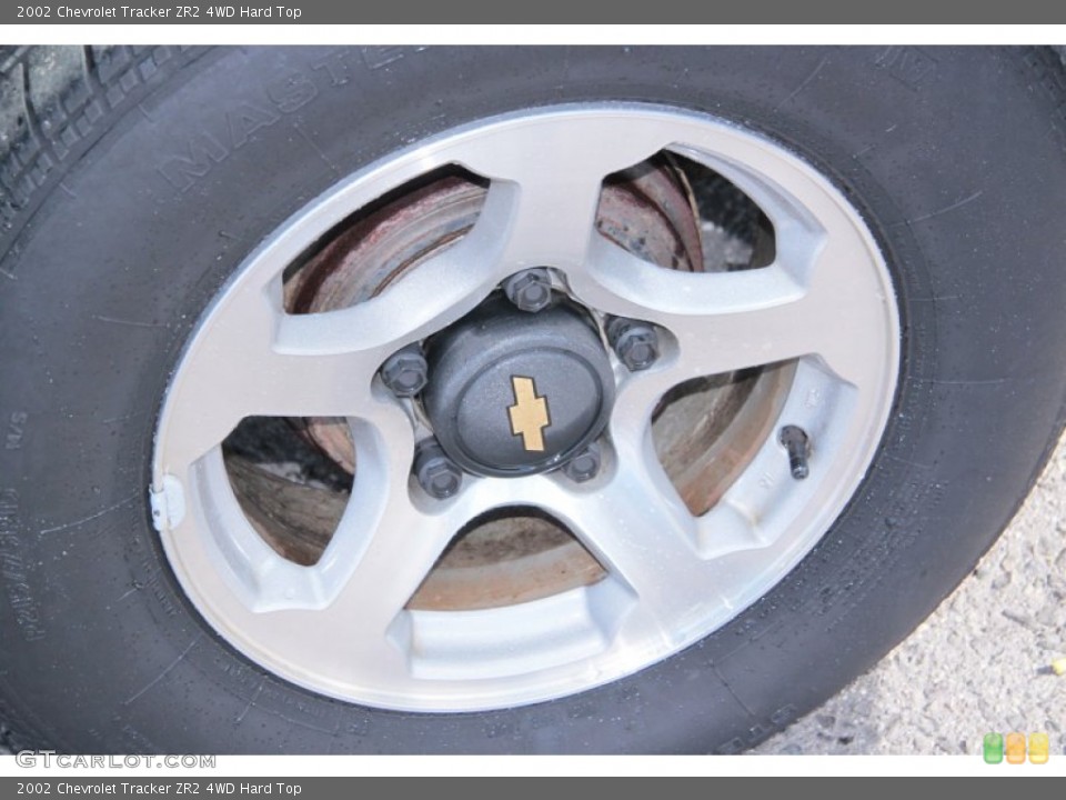 2002 Chevrolet Tracker ZR2 4WD Hard Top Wheel and Tire Photo #73140430