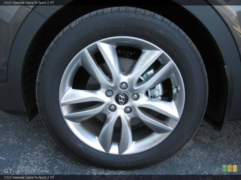 2013 Hyundai Santa Fe Sport 2.0T Wheel and Tire Photo #73148958