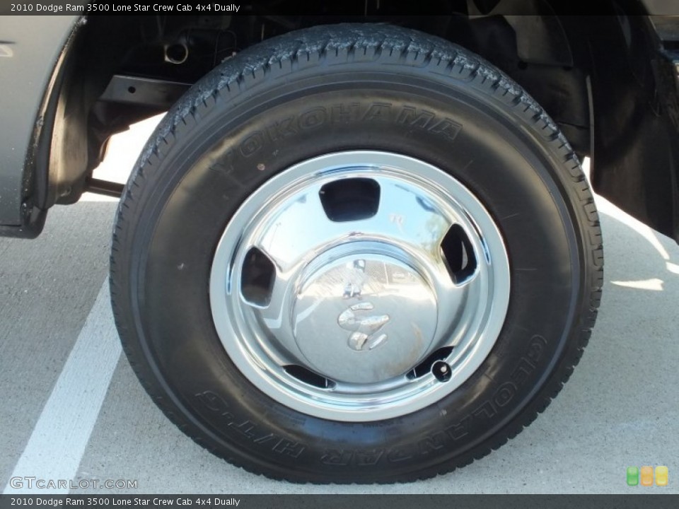 2010 Dodge Ram 3500 Lone Star Crew Cab 4x4 Dually Wheel and Tire Photo #73154592