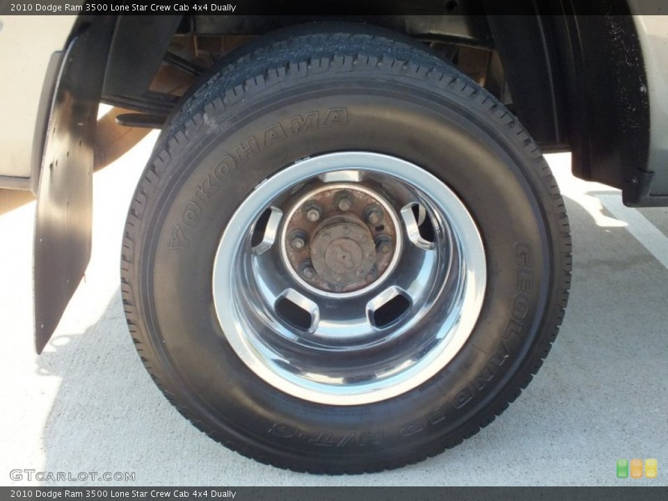2010 Dodge Ram 3500 Lone Star Crew Cab 4x4 Dually Wheel and Tire Photo #73154616