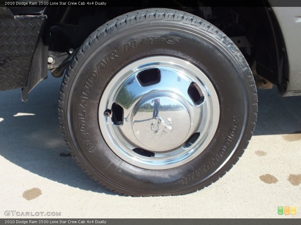 2010 Dodge Ram 3500 Lone Star Crew Cab 4x4 Dually Wheel and Tire Photo #73154659