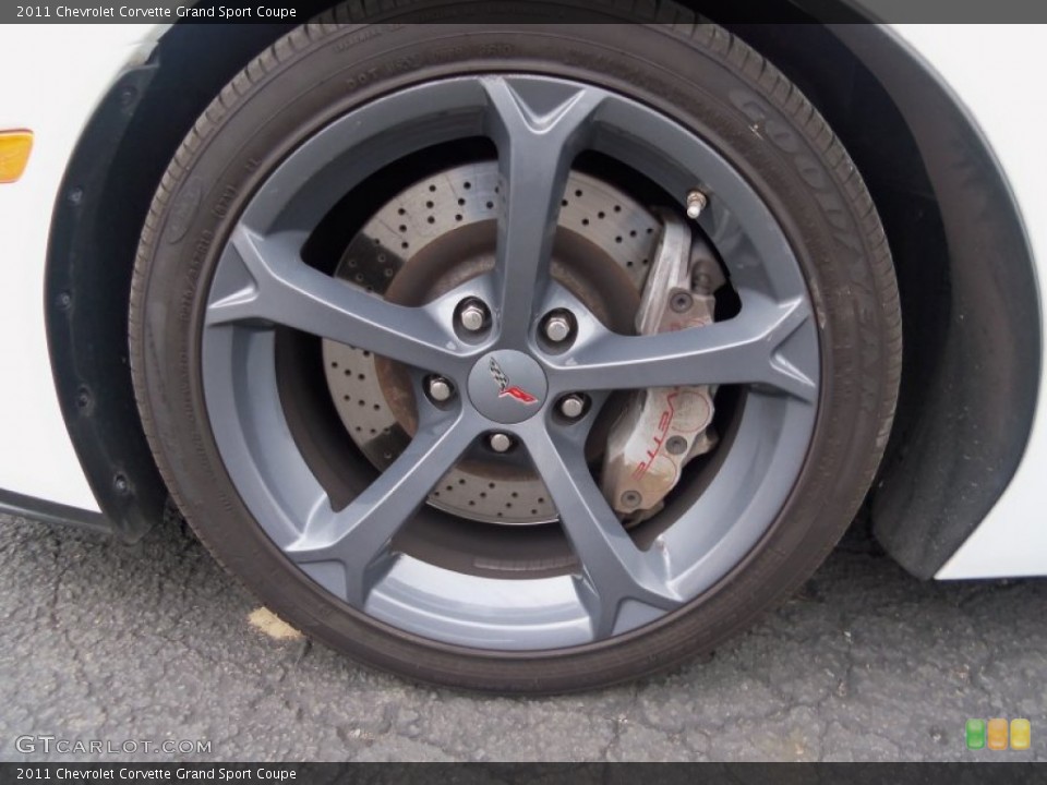 2011 Chevrolet Corvette Grand Sport Coupe Wheel and Tire Photo #73161294