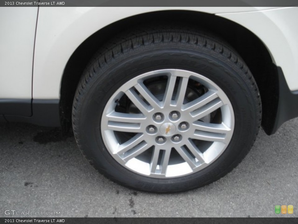 2013 Chevrolet Traverse LT AWD Wheel and Tire Photo #73173381