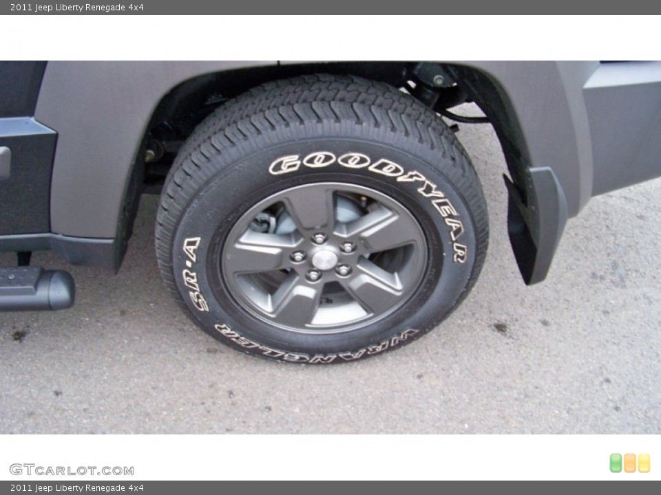 2011 Jeep Liberty Renegade 4x4 Wheel and Tire Photo #73174605
