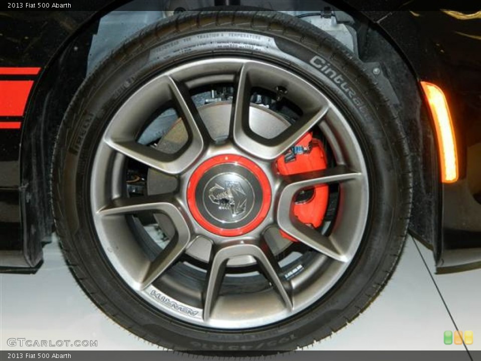 2013 Fiat 500 Abarth Wheel and Tire Photo #73180851