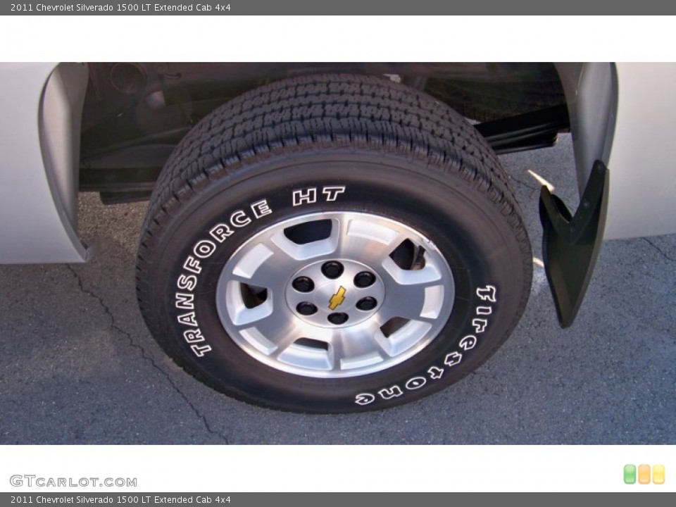2011 Chevrolet Silverado 1500 LT Extended Cab 4x4 Wheel and Tire Photo #73197894