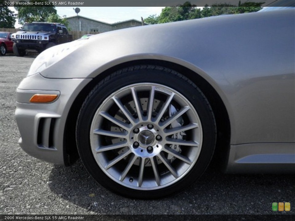 2006 Mercedes-Benz SLK 55 AMG Roadster Wheel and Tire Photo #73201245