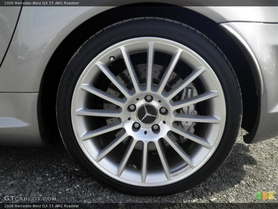 2006 Mercedes-Benz SLK 55 AMG Roadster Wheel and Tire Photo #73201695