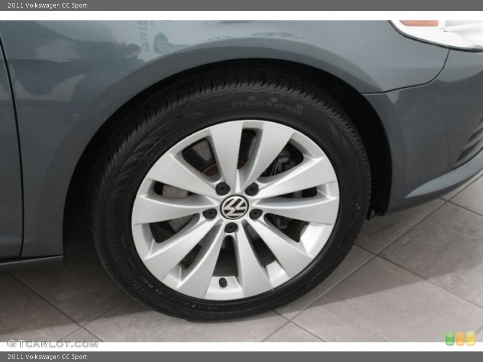 2011 Volkswagen CC Sport Wheel and Tire Photo #73205427