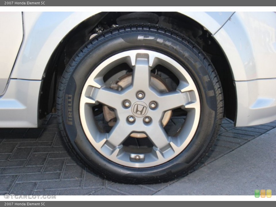 2007 Honda Element SC Wheel and Tire Photo #73206963