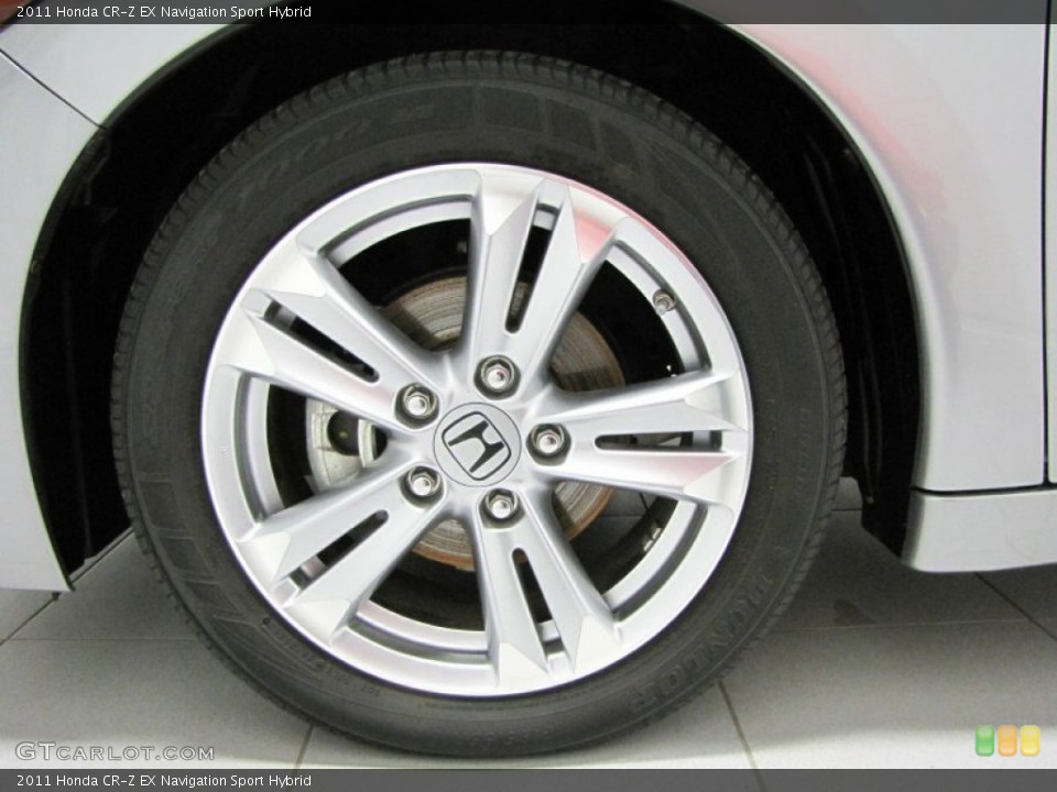 2011 Honda CR-Z EX Navigation Sport Hybrid Wheel and Tire Photo #73215440