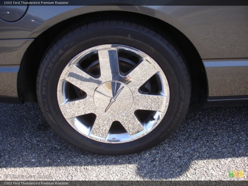 2003 Ford Thunderbird Premium Roadster Wheel and Tire Photo #73217017